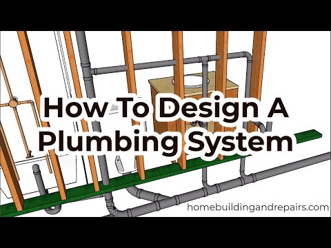 Plumbing Small House With Two Pro Drain And Vent (DWV) Layouts For Do It Yourselfer's