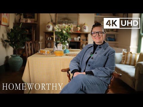 HOUSE TOUR | A Fabric Designer's Cheery and Whimsical English Countryside Home | 4K