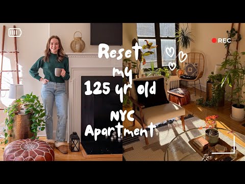 Step into My 125 yr old NYC Apartment As We Clean & Reset For The Week!