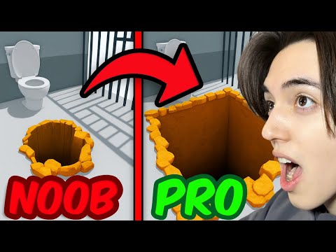 TRYING TO DIG MY WAY OUT OF PRISON in Roblox