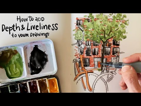 How To Bring Depth And Liveliness Into Your Drawings