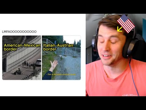 American reacts to USA vs Europe Memes