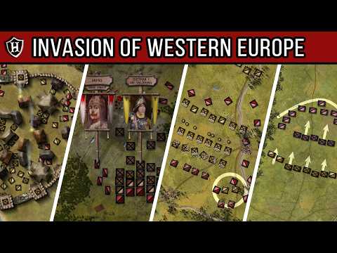 Hungarian Conquest 899 - 955 - Invasion of Western Europe (ALL PARTS)