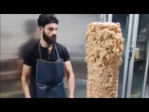 تعليم شك سيخ شاورما دجاج#عمران_اليونس