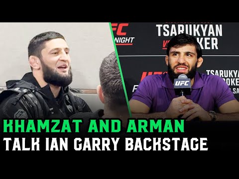Arman Tsarukyan and Khamzat Chimaev talk Ian Garry Run In: "Trying to be Conor but will never be"