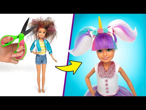 🦄✨ From Ordinary to Magical! Doll’s Ultimate Unicorn Transformation &amp; Fun Crafts 🌈