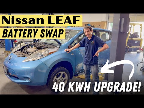 Major Battery Upgrade For This LEAF! 40 kWh Pack Replacement