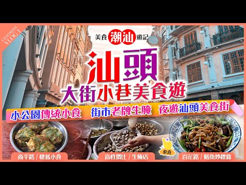 【#麻煩哥 潮汕美食遊記😋】  |【#汕頭 美食】小公園 無米粿/甚麼是「黑白」? / 平民老店 吃高質生腌/金新小食街/百花路 鱔魚炒粿條😋同濕炒牛河有得揮/ 龍眼南路 性價比高糖水店👍