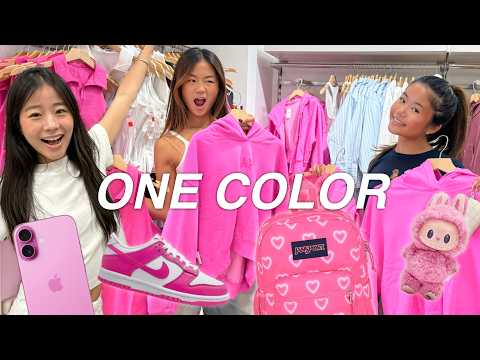 BUYING MY SISTER EVERYTHING IN ONE COLOR *FOR BACK TO SCHOOL!!!* 