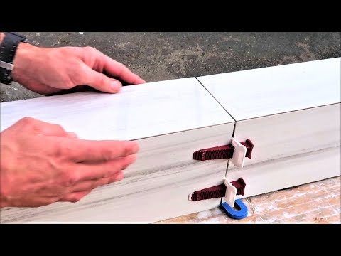 Modern Shower Curb Mitered Porcelain Tile