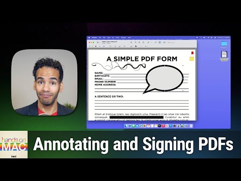 macOS Preview: Annotate & Sign PDFs - Use Preview To Annotate, Fill Out, & Sign PDF Forms