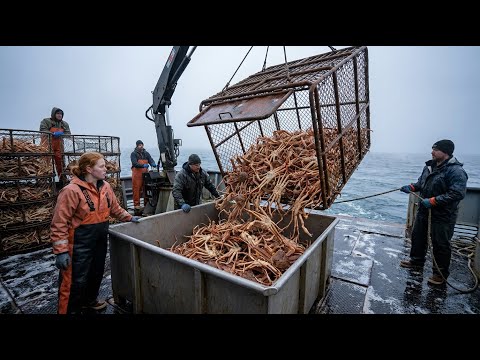 Inside the Giant Snow Crab Processing Factory – How Millions of Snow Crabs Become Gourmet Crab Legs