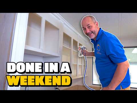$600 DIY Cabinet Paint Job (Contractor Quoted $4000)
