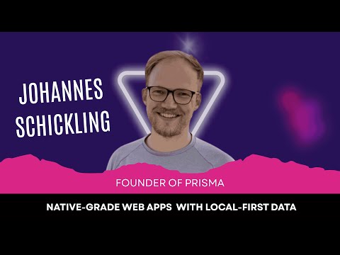 Johannes Schickling | Native-Grade Web Apps with Local-First Data | ViteConf 2025