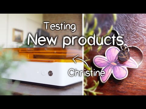 Studio vlog: Testing new products with the new laser