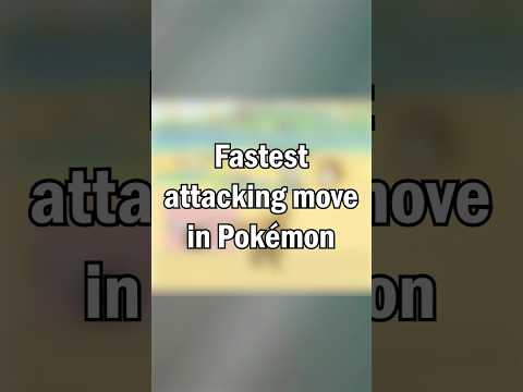 The fastest attacking move possible in Pokémon! #pokemon #shorts