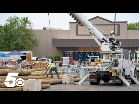 Communities thank linemen working tirelessly after severe weather