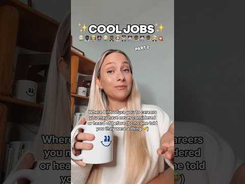 Cool Jobs You May Have Never Heard Of (part 2!) 👨🏽‍🏫👩🏼‍🎓👩🏻‍🌾