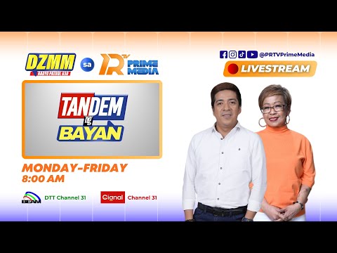 TANDEM NG BAYAN | DZMM sa PRTV Prime Media | NOVEMBER 21, 2025