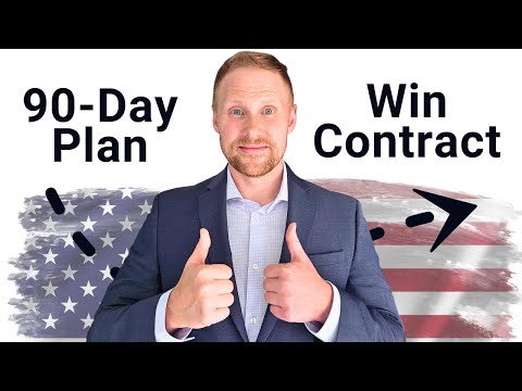 90 Day Plan to Land Your First Government Contract