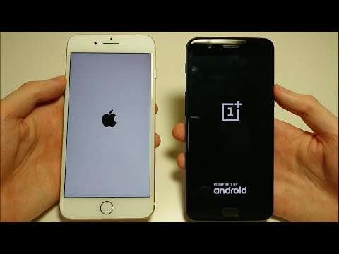 ONEPLUS 5 VS IPHONE 7 PLUS SPEED TEST!