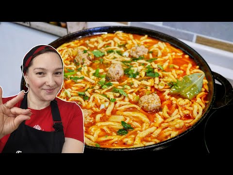 Два блюда в одной кастрюле. Суп УГРА, цыганка готовит.