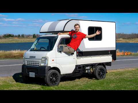 Making a TINY CAMPER for my TINY TRUCK - Full Build