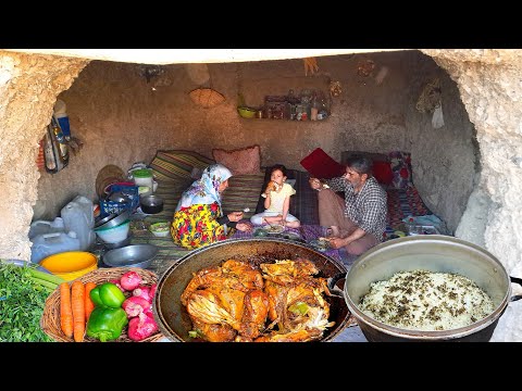 Stuffed Chicken | Documentary Cooking and Delicious "Stuffed Chicken" Recipe in 4000 Year Old Cave!!