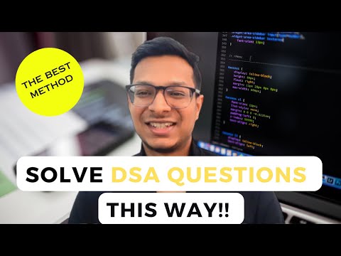 The Best Method To Solve DSA Questions 🔥| Importance of revision | Maintaining a DSA Notepad 🗒️
