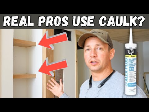 How PROS Build Floating Shelves | EVERY PRO USES CAULK...