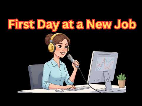 First Day at a New Job | Easy English Conversation for Beginners | Spoken English