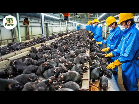 How Chinese Farmers Raises and Consumes 1.2 Billion Bamboo Rats | Agricultural Documentary