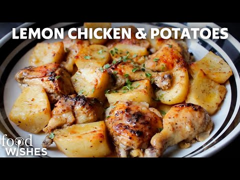 Greek Lemon Chicken & Potatoes (Roasted with Garlic & Herbs) | Food Wishes