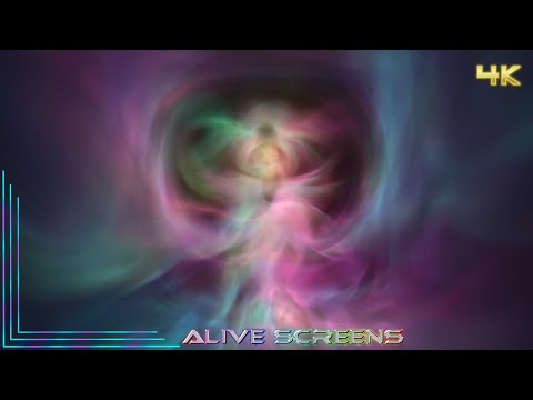 Abstract Rainbow Mist Background 4K UHD Screen Loop Ambient TV Visuals