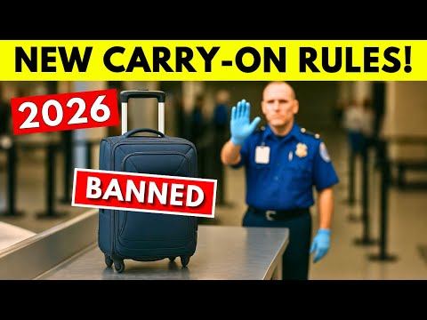 Don't Get Caught at TSA! (NEW Carry-On RULES for 2026)