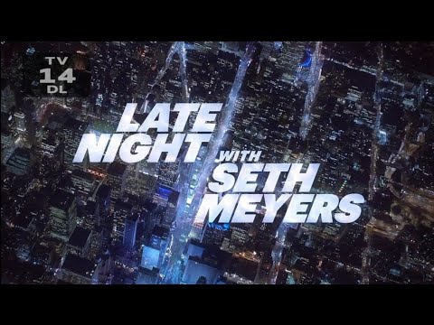 Late Night with Seth Meyers 2025 intro