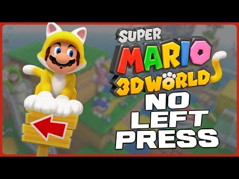 Is it possible to beat Super Mario 3D World Without Pressing LEFT?