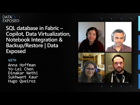 SQL in Fabric–Copilot, Data Virtualization, Notebook Integration & Backup/Restore | Data Exposed