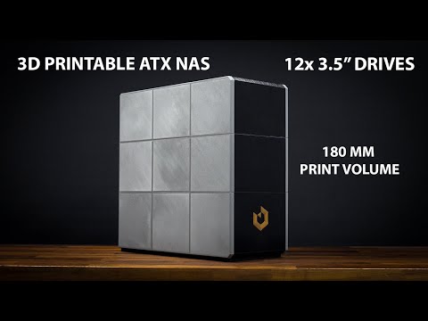 Maximize Your Home Storage With This 3D Printed ATX NAS Case