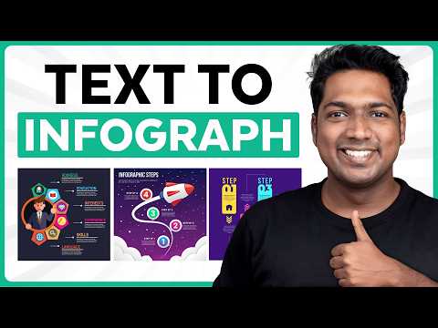 How to Generate Stunning Infographic 😎 in ONE Click (Text to Infographic)