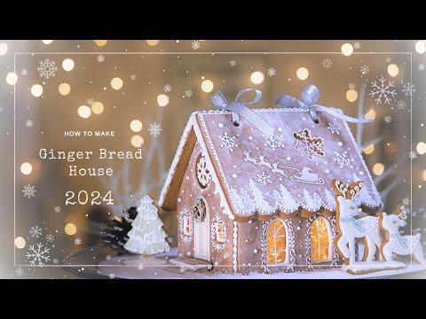 [2024 Gingerbread House] Tips on making dough to assembling | Hexenhaus | Christmas BGM
