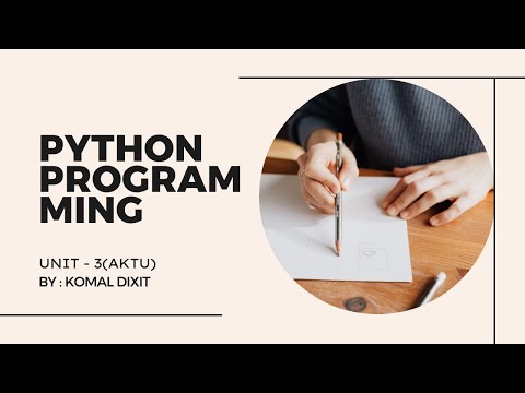 Python Tutorial for Beginners | Unit 3