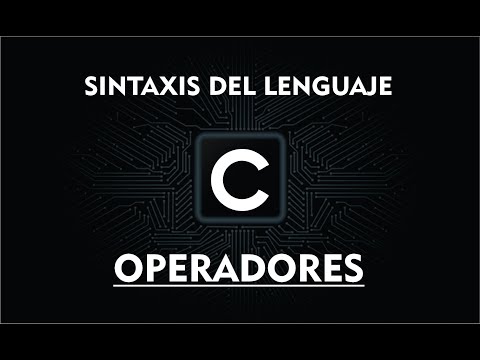 Sintaxis del Lenguaje C - Operadores
