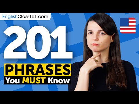 201 Phrases Every English Beginner Must-Know