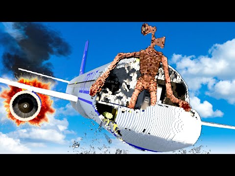 SIREN HEAD CAUSES PLANE CRASH! (Teardown)