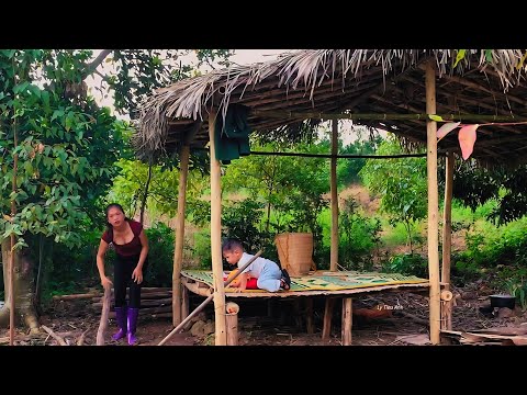FULL VIDEO I Building a BAMBOO HOUSE with My Son from SCRATCH!