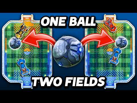 Rocket League, but the SAME ball is in 2 fields at once