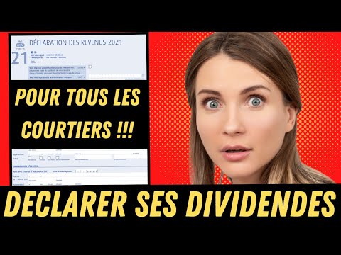 Impôts: déclarer ses dividendes (GUIDE PAS A PAS)