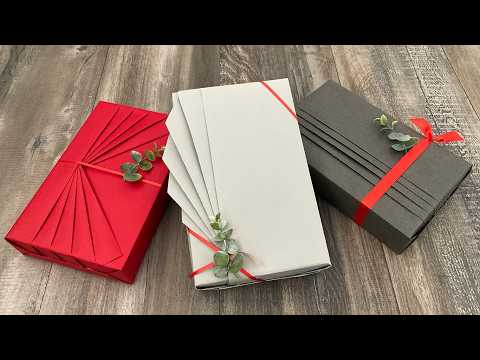 3 Ways to Wrap a Gift with Pleats – Gift Wrapping Ideas