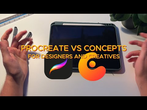 Procreate vs Concept app - Which is better for architects and designers?